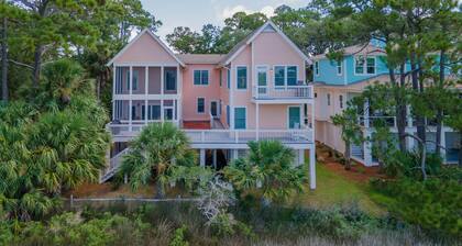 New Rental! Commanding Views of the Marsh, Skull Inlet and the Atlantic