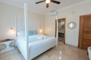 2 bedrooms, in-room safe, desk, iron/ironing board - Beachfront Condo, 2 Pools & Private Beach Access, Sleeps 8 Guests (Punta Cana)