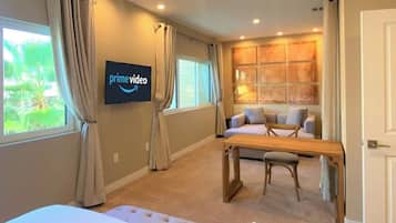 4 bedrooms, iron/ironing board, travel cot, free WiFi