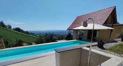 Villa 'Ferienhaus Deutschlandsberg Herk' with Pool, 2 Terraces & Wi-Fi