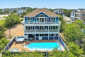 Exterior - Toes in the Water | 1330 ft to the beach | Private Pool, Hot Tub, Dog Friendly (Corolla)