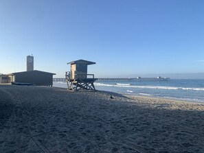Vlak bij het strand