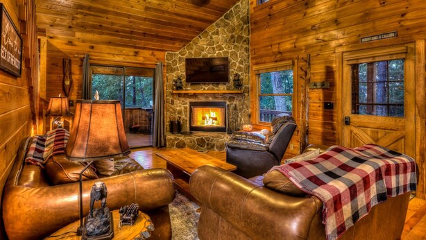 House, 3 Bedrooms | Living room - Neck of Woods by Escape to Blue Ridge (Blairsville)