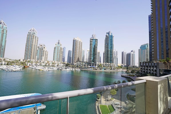 Blick von der Unterkunft