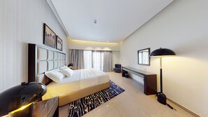 Deluxe Apartment | 1 bedroom, iron/ironing board, free WiFi, bed sheets - Tanin - Luxe Apartment With Breathtaking Amazing Views (Dubai)