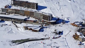 Aerial view - Practical studio at the foot of slopes - Pets allowed (Tignes)
