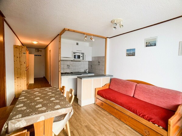 TV - Bright & functional studio near slopes and shops - Balcony - Pets allowed (Tignes)