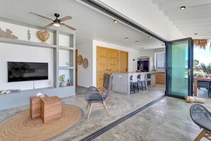 Deluxe-Penthouse, 2 Schlafzimmer | Terrasse/Patio