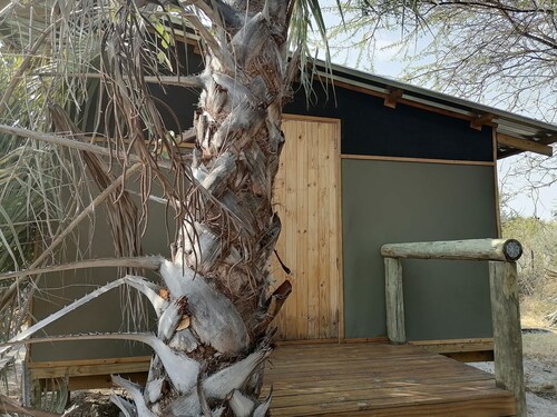 Delightful campsite in nature between Maun & Moremi