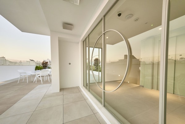 Terrasse sur le toit