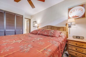 1 slaapkamer, een strijkplank/strijkijzer, gratis wifi, beddengoed