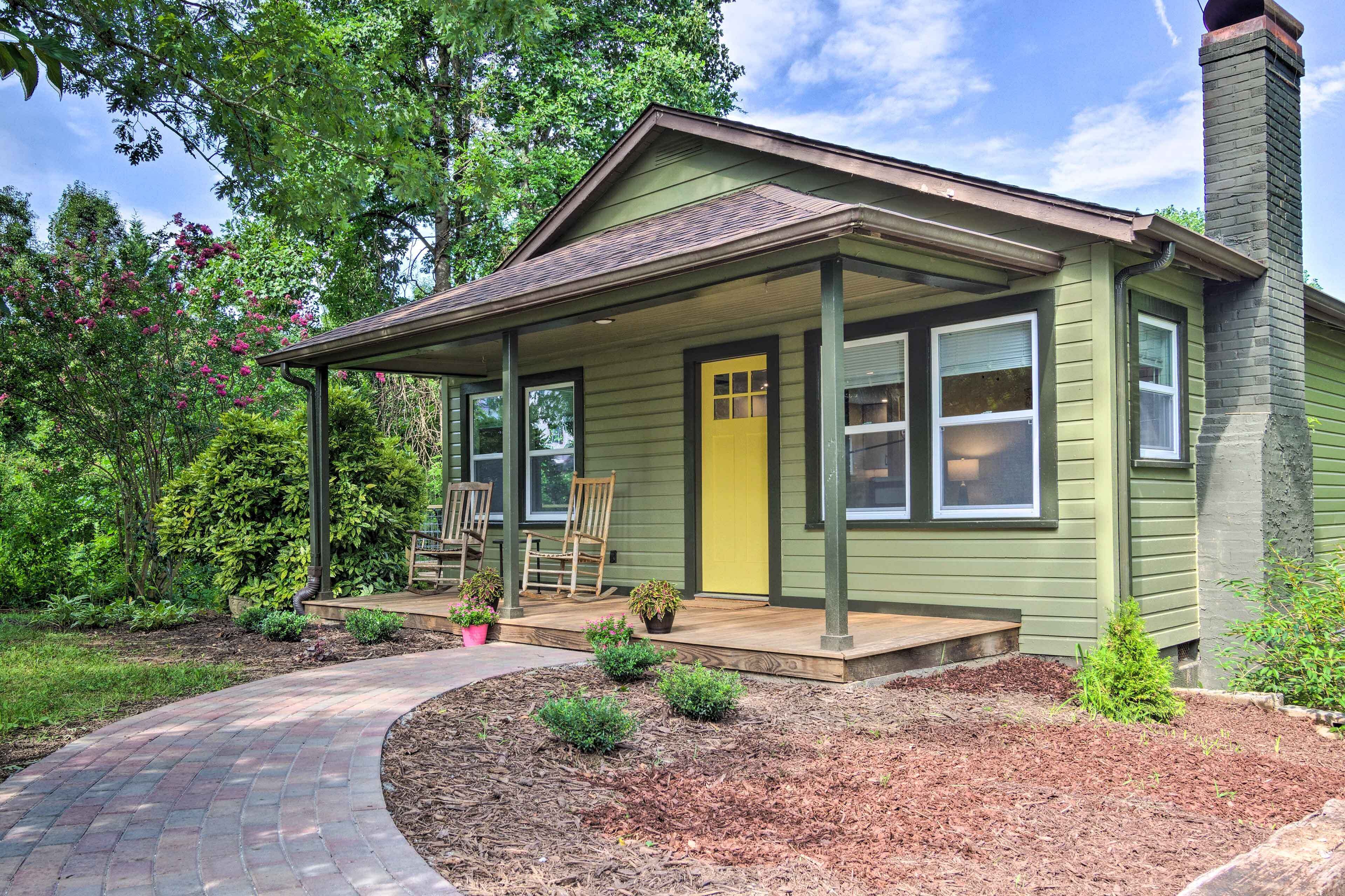 Charming Morganton Hideaway w/ Porch + Deck!