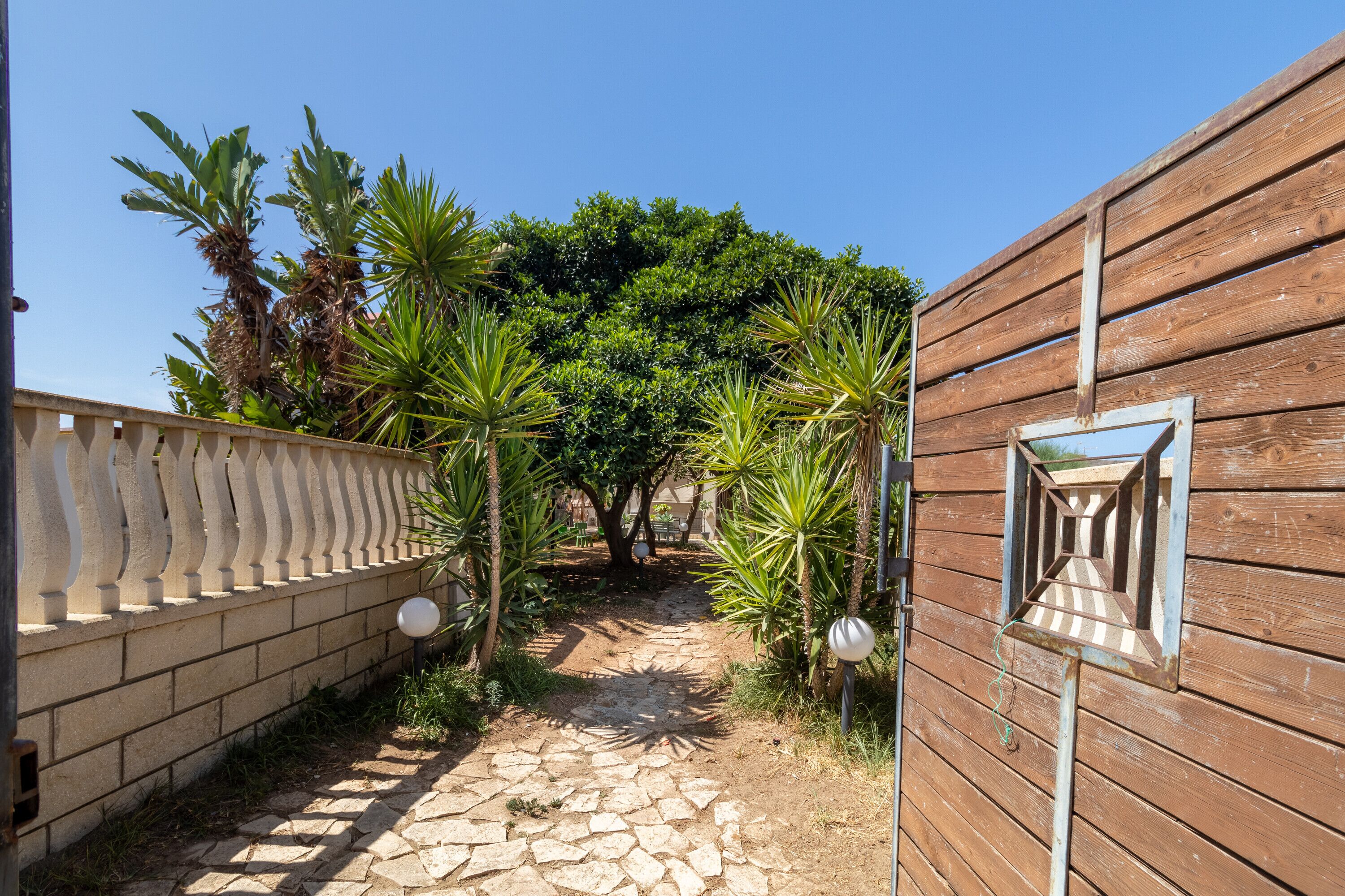 Enceinte de l’hébergement