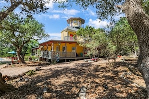 Exterior - Canyon Lake Lighthouse | Unique Getaway with Private Pool and Hill Country Views (Canyon Lake)