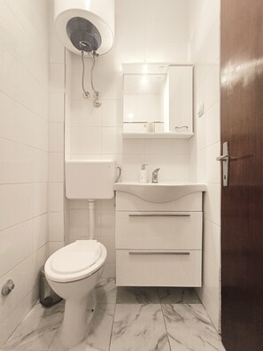 Shower, hair dryer, towels, toilet paper - Quiet 1BR flat in the garden (Будва)