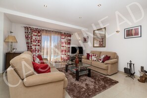 TV, fireplace, DVD player