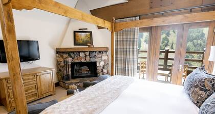 Main Lodge Luxury King Room With Hot Tub Hotel Room by Redawning