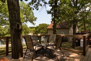 Balcony - Firefly Cottage 2 Bedroom Cabin by RedAwning (Kimberling City)