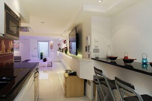 Studio Supérieur, salle de bains attenante (Iffley Flat 1) | Cuisine partagée