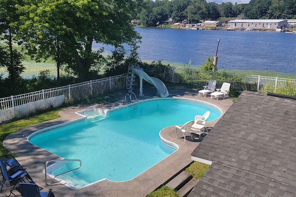 Heated Inground Pool from Master Balcony