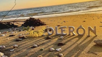 Vlak bij het strand