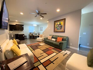 Smart TV, books, offices