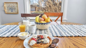 Example of breakfast provided