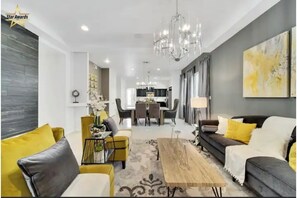 Living area - Brand New-home with luxurious decor resort-style. (Horizon City)