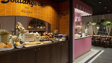 Daily buffet breakfast (EUR 18 per person)