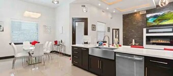 Modern upscale home with an amazing kitchen