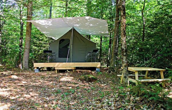 Overnatningsstedets område