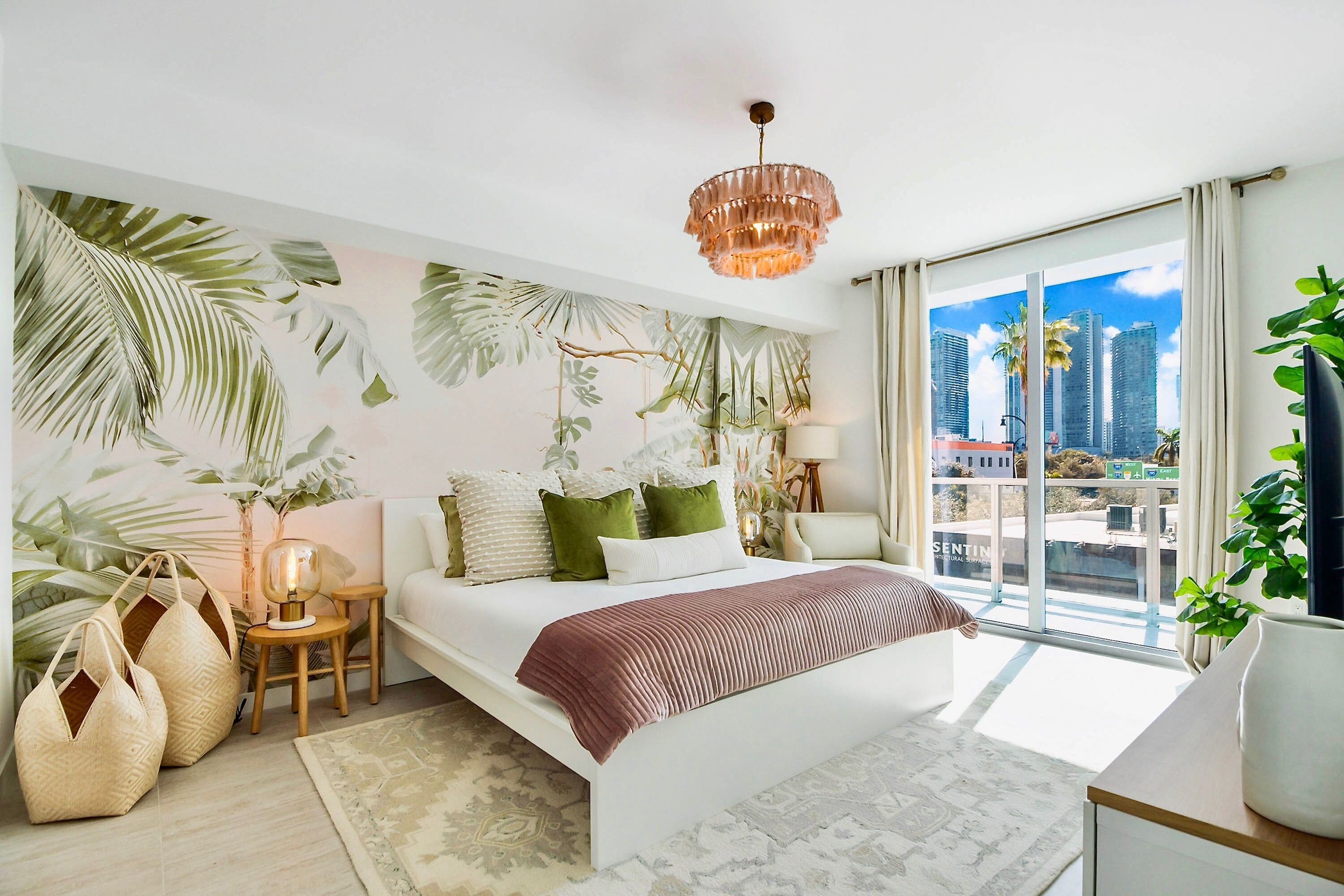 Individually decorated, individually furnished, iron/ironing board