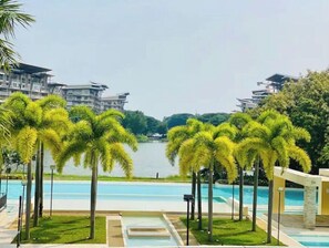 Pool - Miranda 512B 2br by Raquel's Place at Pico de Loro (Nasugbu)