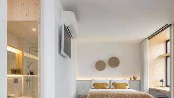 Villa Superior, angolo cottura, vista giardino | 1 camera, biancheria da letto di alta qualità, materassi a doppio strato