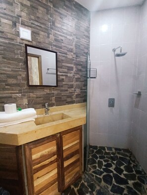 PALMAS DE CHAHUE B (36 MTS2) | 浴室 | 風筒、提供毛巾、番梘、洗頭水