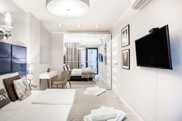 Appartement, 1 chambre, balcon | Literie fournie