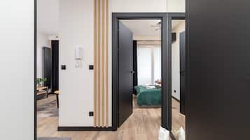 Apartment, 1 Bedroom, Balcony | Living area