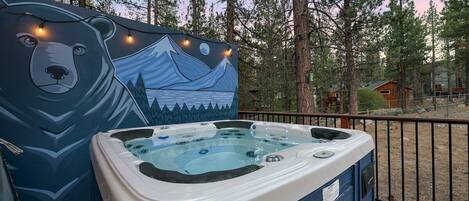 Bain à remous extérieur