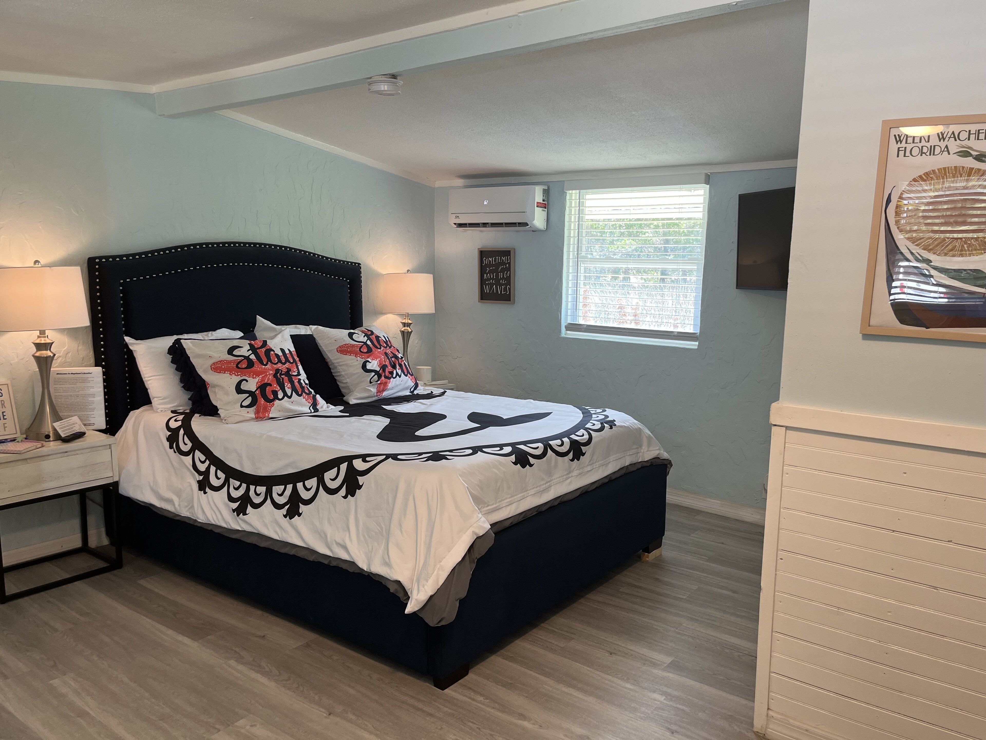 Premium bedding, Tempur-Pedic beds, individually decorated