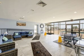 Interior - Oceanfront, penthouse-level condo with pool, lazy river, WiFi, W/D & great view (Myrtle Beach)