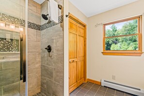 Hair dryer, towels - Quiet dog-friendly retreat with large yard, hot tub, deck, grill, foosball & W/D (Johnsburg)
