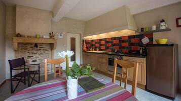 Een microgolfoven, een oven