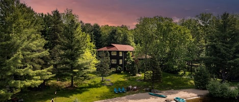 Front of property – evening/night