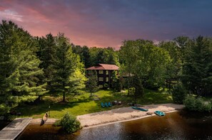 Front of property - evening/night