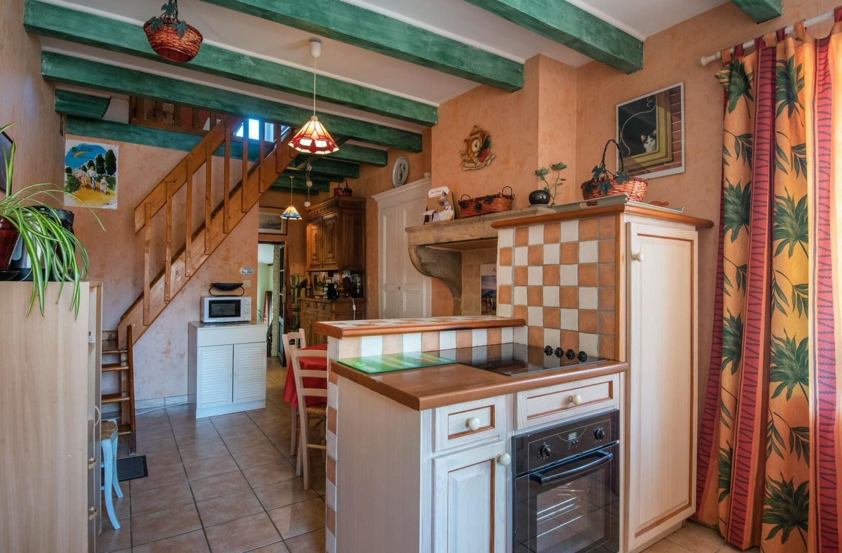 Microwave, oven, toaster, highchair