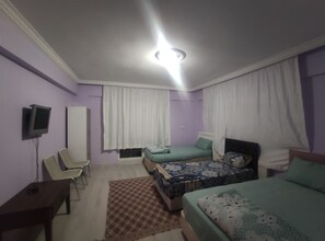 Family Quadruple Room, Multiple Beds, Balcony, Lake View | Desk, laptop workspace, free WiFi, bed sheets
