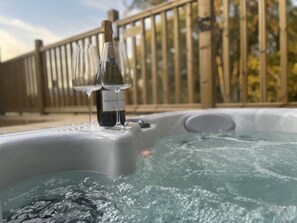 Tent, Private Bathroom | Outdoor spa tub - Robin Hood Safari Tent (Tenby)