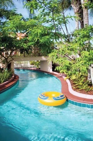 Indoor pool, outdoor pool