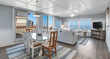 Pet Friendly | Oceanfront | Updated End Unit Sea Dunes | Spectacular Views | Beautifully Decorated