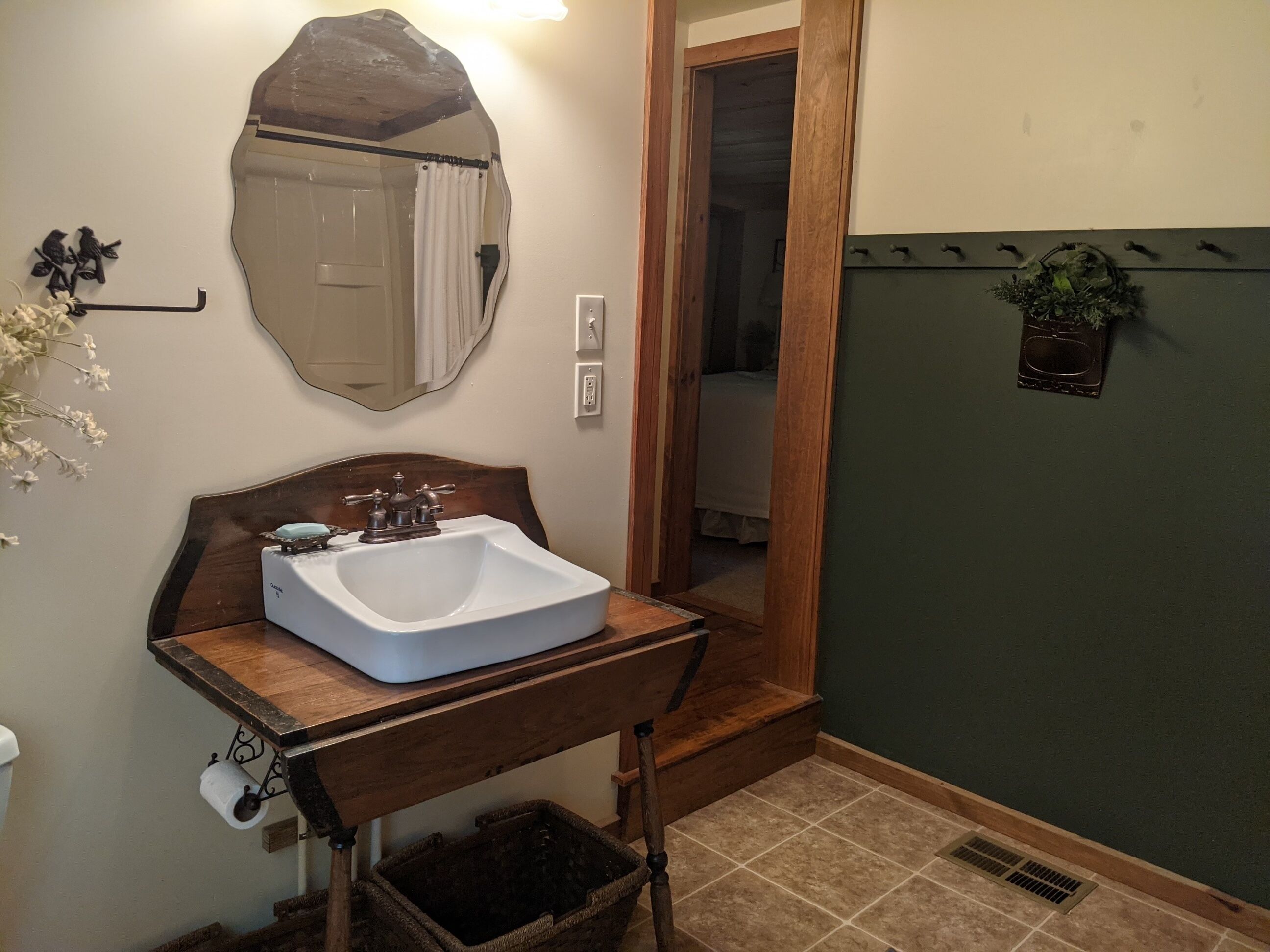 Dusche, Handtücher, Toilettenpapier